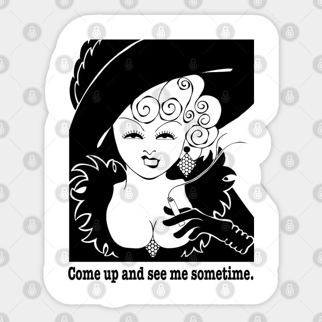 CLASSIC HOLLYWOOD FILM STAR Sticker by cartoonistguy